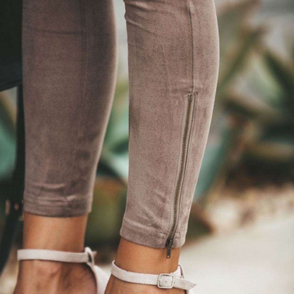 * HP* SKLOR Suede Leggings - Picture 5 of 6